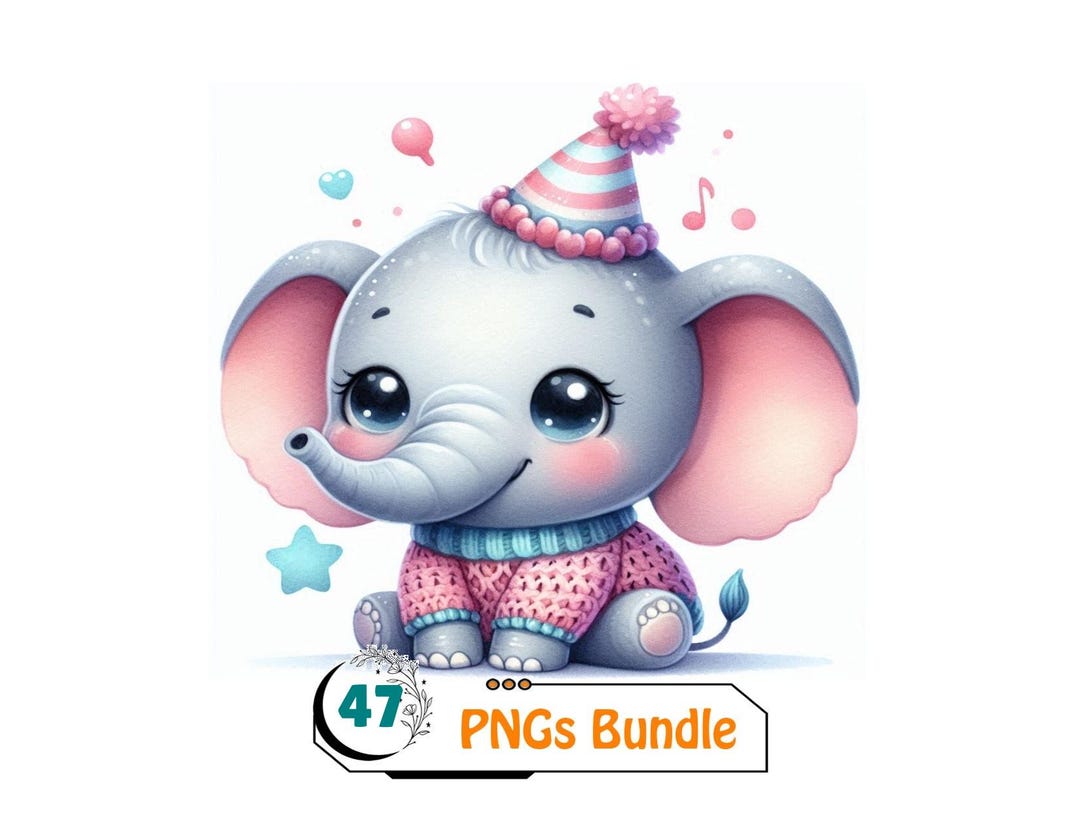 Circus Animals Watercolor Clipart – Acrobatic Creatures PNG Images ...