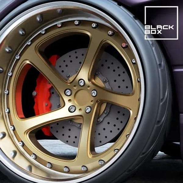 1/24 Scale Resin Full Wheel Twisted Deep Style For Scale Modeling