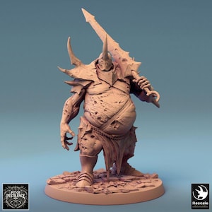 Executioner Pack 2 | 5 Miniatures | Rescale Miniatures | Pit of Pestilence | Resin | Fantasy | RPG | Tabletop Games | NPC | DnD | 5e