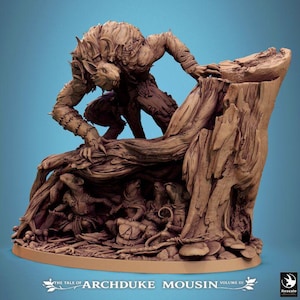 Mice Hiding From Danger | Rescale Miniatures | Resin | Fantasy | RPG | Tabletop Games | NPC | DnD | 5e