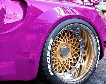 Roue complète RWB BBS en résine à l'échelle 1/12 pour le modélisme