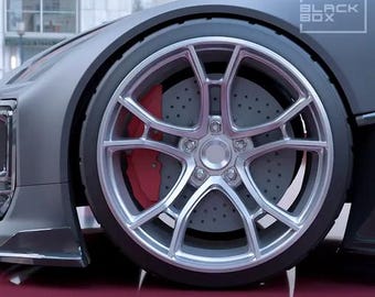 1/24 Scale Resin Full Wheel Set DRFT Style For Scale Modeling