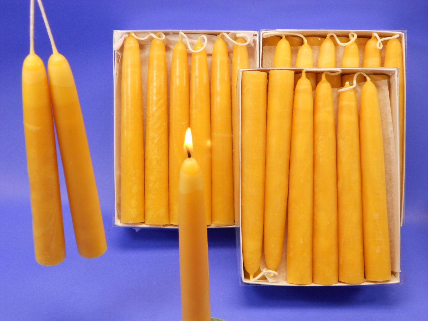 Bulk Tapers Pure Beeswax Taper Candestick Candles 50 Pair of Etsy Canada