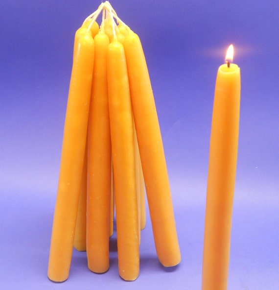 Beeswax Candle, Taper Pair - Honey and the Hive