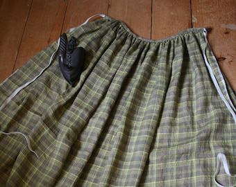 Handsewn Linen Aprons -  18th Century / Mid 19th Century Reenacting