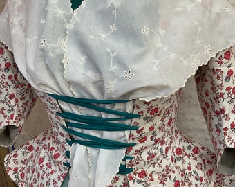 Embroidered Neckerchief -  Ecru / Late 18th - Early 19th C.