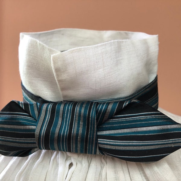Mens Silk Cravat / Handsewn / Mid 19th Century