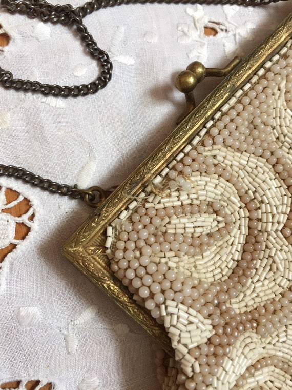 Antique beaded purse - image 3