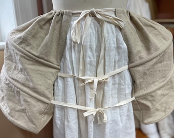 Large 18th Century  Linen Pocket Hoops / Colonial Revoluntary War Reenacting