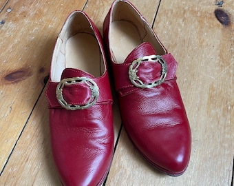 18th Century Ladies Shoes /Size 9.5 W / Colonial Revolutionary War Reenacting