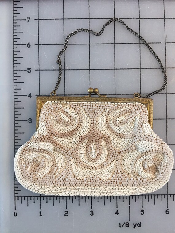 Antique beaded purse - image 7