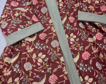 18th Century Lined Bedgown/ Colonial Revolutionary War Reenacting -size Medium -  /* IN STOCK *