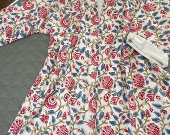 18th Century Lined Bedgown / Size Medium / Colonial Revolutionary War Era  / *IN STOCK*