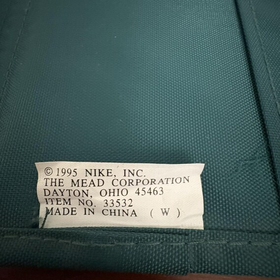 NIKE バインダー Vtg 90s Nike Mead Nylon Color Binder 1995 Trapper Keeper Folder - Etsy