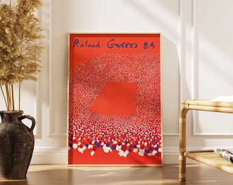 Roland Garros 1984 Poster: Vintage French Open Tennis Print