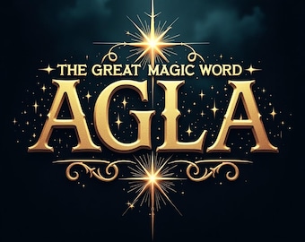 AGLAマジックワードプリント（デジタルダウンロード）