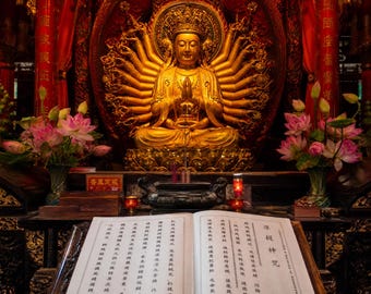 Tradition bouddhiste Cundi, page du rituel de purification, grimoire en 6 langues (PDF), page du Livre des Ombres