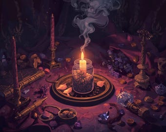 Advanced Folk Divination by Candle Wax , Ceromancy Wax Reading , Grimoire 6 Languages PDF, Book of Shadows Page