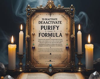 負の魔法を無効化し、浄化するフォーミュラ