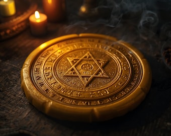 Estudio de construcción medieval de John Dee, Sigillum Dei Aemeth, Grimoire 6 Languages PDF, Libro de las Sombras (página)