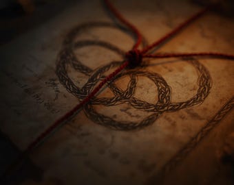 Solomon Knot of eternity , Protection Talisman Symbol , Grimoire 6 Languages PDF, Book of Shadows Page