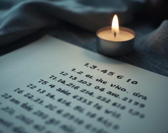 historical folk soothing rite II , Comfort Number Charm , Grimoire 6 Languages PDF, Book of Shadows Page