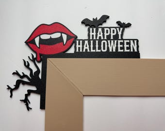 Fangs and Bats Door Corner – 3D Printed Halloween Door Topper