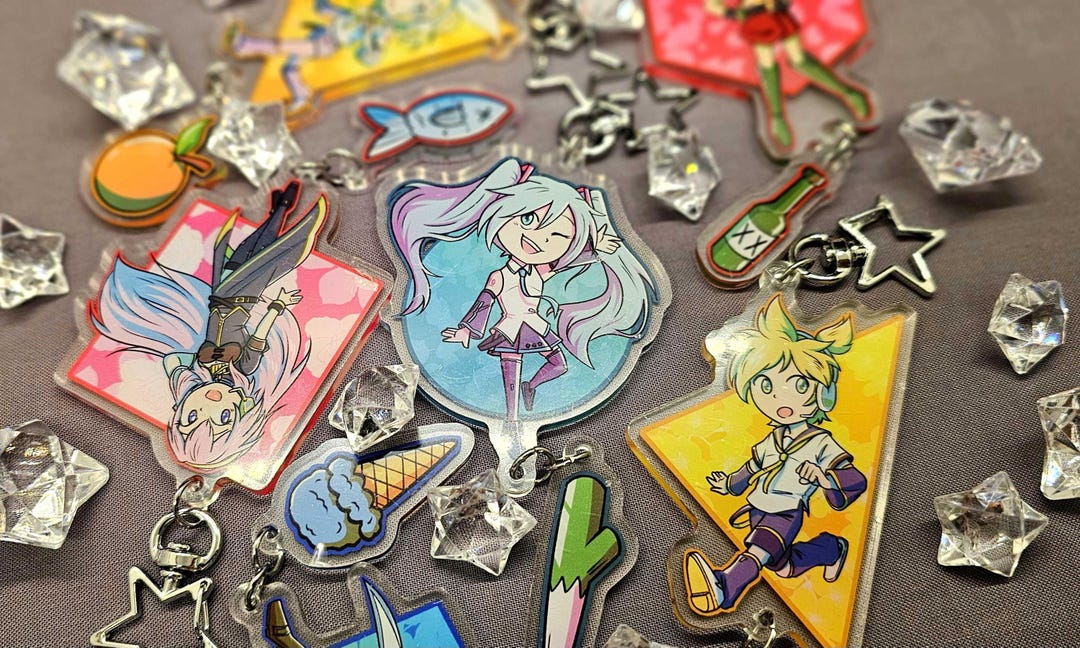 VOCALOID + UTAU Connected Keychains - Etsy