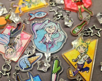 VOCALOID + UTAU Connected Keychains