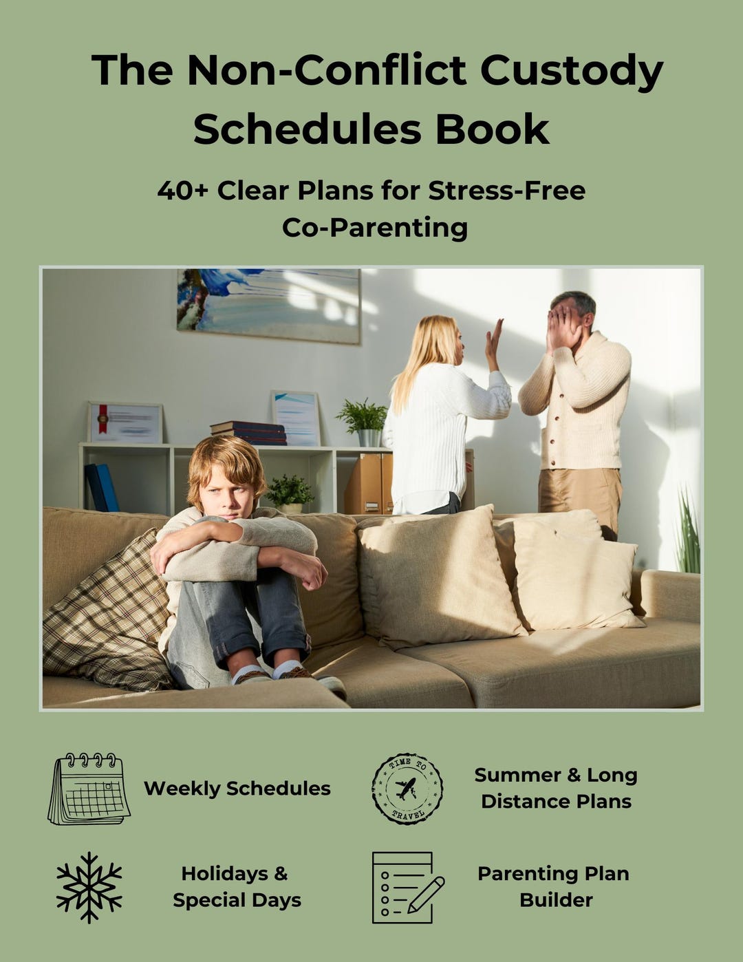 Printable Custody Schedules Bundle (40+ Templates for Every Situation ...