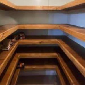 Custom wood shelving for wire shelves.. Pack of 5