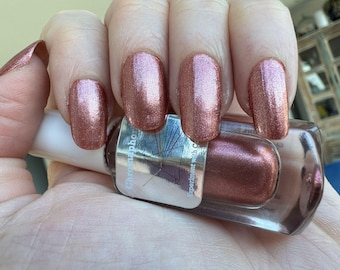 Racing Rose Nail Polish - Rosewood Metallic