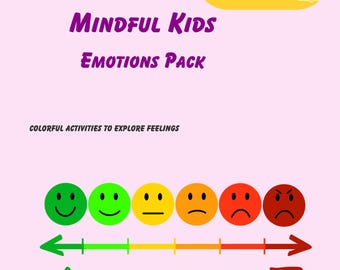 Feelings & Emotions Worksheets for Kids | SEL Activities | Mindfulness Printables