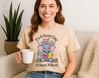 Es ist ein guter Tag, um ein Buch-T-Shirt zu lesen, süßes Buch-Liebhaber-T-Shirt, Bibliothekar-Lesehemd, Bücherwurm-Lehrer-Geschenk, lesen Sie mehr Bücher-Grafik-T-Stück