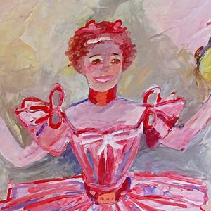 fine art photograph print Encaustic TAmborine Girl