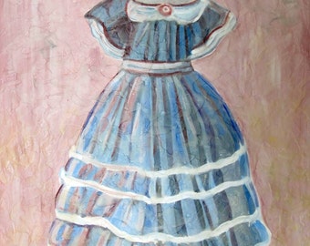 1865 jurk op Hanger fine art foto afdrukken