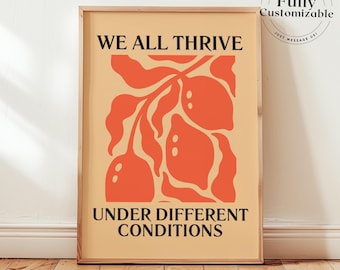 Neurodivergent Home Print: Maximalist ADHD Autism Pride Poster