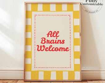 Neurodivergent Home Print: Maximalist ADHD Autism Pride Poster