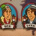 Double Trouble: "North of the Border" enamel pin set