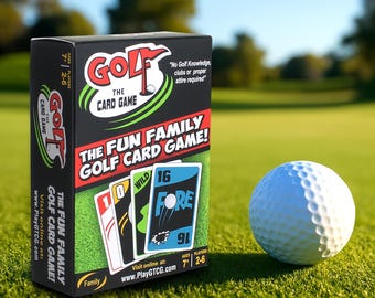 Golf Kartenspiel | Family Night Fun | Retro Strategiespiel