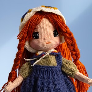 Crochet Doll Heidi, Amigurumi Doll, Daughter Gift, Amigurumi Crochet, Granddaughter Gift, Knitted Doll, Handmade Doll, Princess Doll, Unique