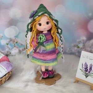 Crochet Doll Clara, Amigurumi Doll, Amigurumi Crochet, Handmade Doll, Daughter Gift, Knitted Doll, Granddaughter Gift, Princess Doll, Unique