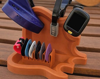 Organizzatore per accessori per chitarra: supporto stampato in 3D - Prodotto in Canada