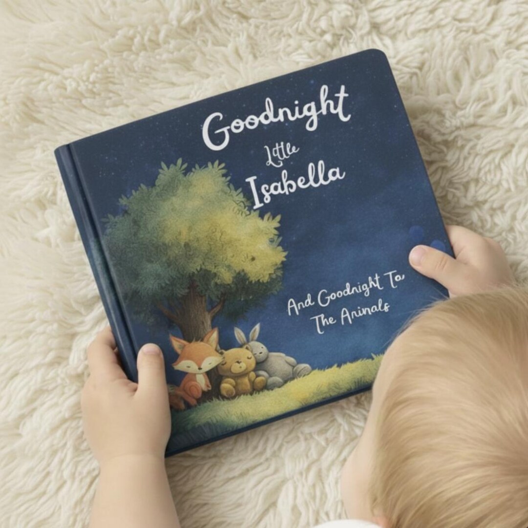 Personalized Bedtime Story Book With Child's Name | Custom Baby Book