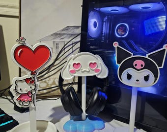 3D Printed Anime Character Headphone Stand | Desk Decor