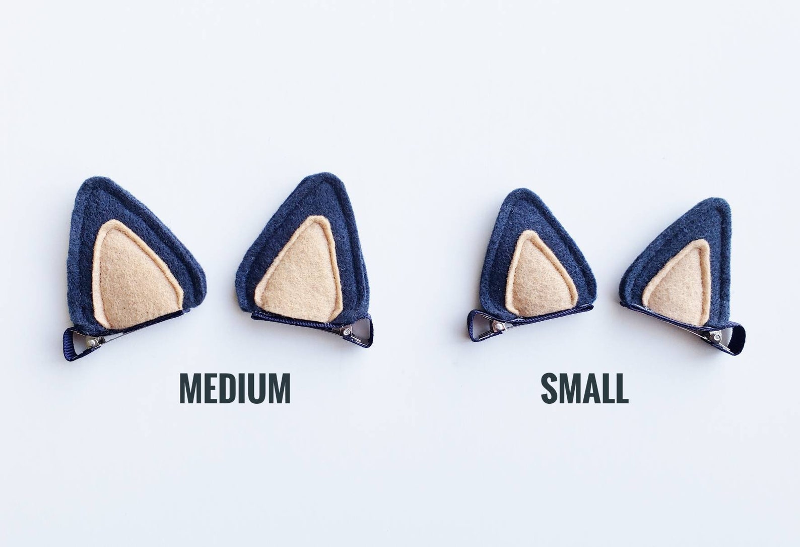 Bluey or Bingo Inspired Ears Hair Clips Halloween Bluey | Etsy