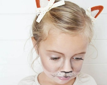 Fox Ears Hair Clips, Halloween Costumes, Dress Up (Set of 2)