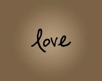 Live Laugh Love Digital PRINTABLE Files Instant Download Brown Color ( perfect for 12x12 canvas printing )