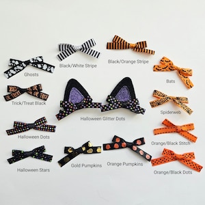Kitten Ears Hair Clips Purrfect for Black Cat Costume or Kitty Halloween Costume Dress Up Costumes Set of 2 Clips image 10