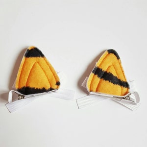 Tiger Costume Tiger Ears Hair Clips for Tiger Halloween Costumes Dress Up Multiple Colors Available image 6